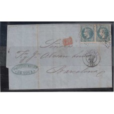 Francia - Correo 1868 Yvert 29B Usado