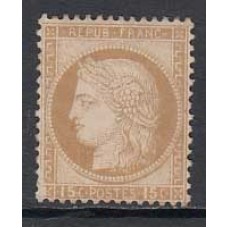 Francia - Correo 1873 Yvert 55 * Mh