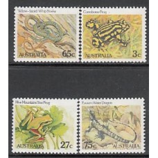 Australia - Correo 1982 Yvert 767/70 ** Mnh Fauna