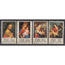 Fidji - Correo Yvert 767/70 ** Mnh Navidad