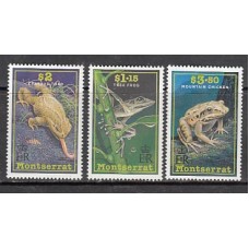 Montserrat - Correo Yvert 768/70 ** Mnh Fauna