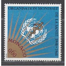 Monaco - Correo 1968 Yvert 769 ** Mnh   Organización mundial de la salud