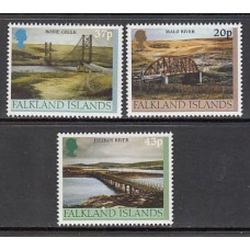 Falkland - Correo Yvert 781/3 ** Mnh Puentes