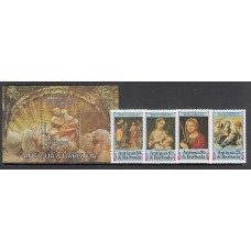 Antigua Correo Yvert 781/84+Hb 83 ** Mnh Pinturas de Corrège