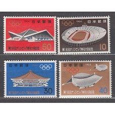 Japon - Correo 1964 Yvert 787/90 * Mh  Olimpiadas de Tokio