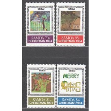 Samoa - Correo Yvert 796/9 ** Mnh Navidad