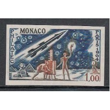 Monaco - Correo 1964 Yvert 636 sin dentar ** Mnh