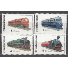 Tailandia - Correo Yvert 803/6 ** Mnh  Trenes