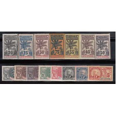 Costa de Marfil - Correo Yvert 21/35 (*) Mng  nº 22-26 usados