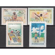 Barbados - Correo 1991 Yvert 808/11 ** Mnh Deportes pesca