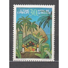 Santo Tomas y Principe - Correo Yvert 824A ** Mnh  Navidad