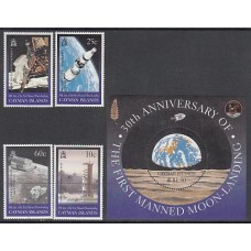 Caimanes - Correo Yvert 826/9+H.29 ** Mnh Astro