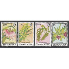 Gambia - Correo 1989 Yvert 845/8 ** Mnh  Flores