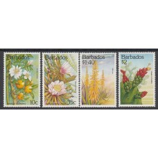 Barbados - Correo 1993 Yvert 848/51 ** Mnh Flores