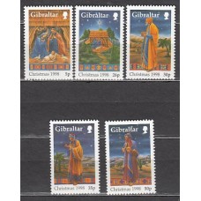 Gibraltar - Correo 1998 Yvert 848/52 ** Mnh Navidad