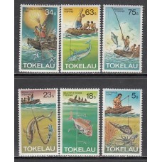 Tokelau - Correo Yvert 85/90 ** Mnh Peces