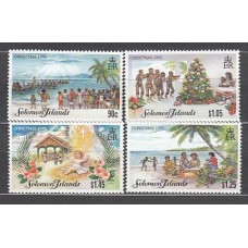 Salomon - Correo Yvert 852/5 ** Mnh Navidad