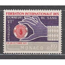 Monaco - Correo 1971 Yvert 860 ** Mnh   Donantes de sangre