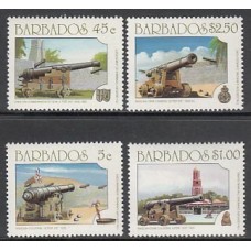 Barbados - Correo 1993 Yvert 860/3 ** Mnh Cañones