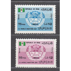 Irak - Correo Yvert 865/6 ** Mnh  Día de la marina