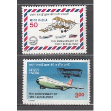 India - Correo Yvert 868/9 ** Mnh  Aviones