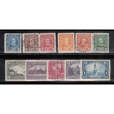 Canada - Correo 1935 Yvert 179/89 */usado Mh/used George V