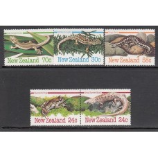 Nueva Zelanda - Correo 1984 Yvert 871/5 ** Mnh Fauna