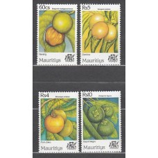 Mauricio - Correo Yvert 873/6 ** Mnh  Frutos