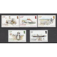 Falkland - Correo Yvert 873/7 ** Mnh Barco