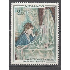 Monaco - Correo 1972 Yvert 877 ** Mnh  Pintura de Morisot