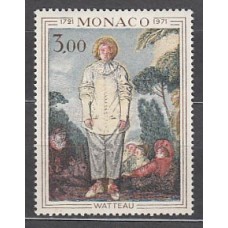 Monaco - Correo 1972 Yvert 878 ** Mnh   Pintura de Antoine Watteau