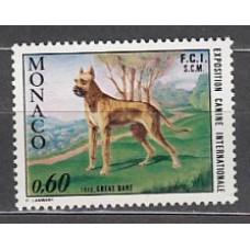 Monaco - Correo 1972 Yvert 880 ** Mnh   Perro Dogo aleman