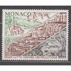 Monaco - Correo 1972 Yvert 881 ** Mnh  Contra la polución