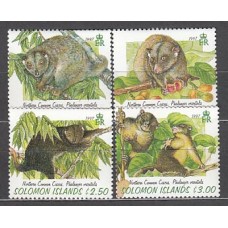 Salomon - Correo Yvert 881/4 ** Mnh Fauna