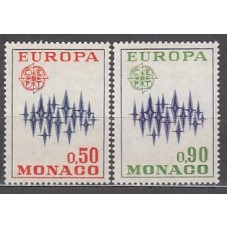 Monaco - Correo 1972 Yvert 883/4 ** Mnh   Europa