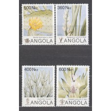 Angola Correo Yvert 895/8 ** Mnh  Flora