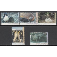 Australia Artantica - Correo Yvert 90/94 ** Mnh Fauna. Aves