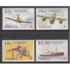 Barbados - Correo 1995 Yvert 908/11 ** Mnh Aviones y barco