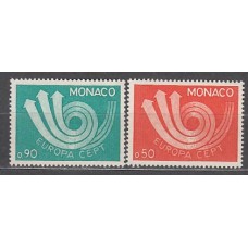 Monaco - Correo 1973 Yvert 917/8 ** Mnh  Europa