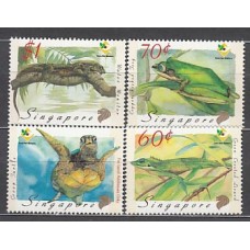 Singapur - Correo Yvert 919/22 ** Mnh  Fauna