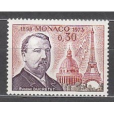 Monaco - Correo 1973 Yvert 921 ** Mnh  Eugène Ducretet