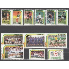 San Vicente - Correo Yvert 921/32 ** Mnh Deportes fútbol