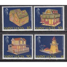 Santa Lucia - Correo Yvert 932/5 ** Mnh Navidad