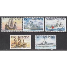 Barbados - Correo 1996 Yvert 936/40 ** Mnh Barcos