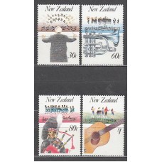 Nueva Zelanda - Correo 1986 Yvert 938/41 ** Mnh Música