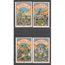 Tonga - Correo Yvert 939/42 ** Mnh Navidad