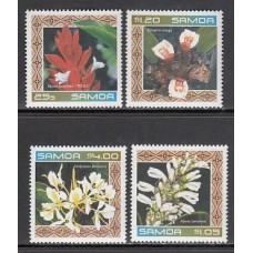 Samoa - Correo Yvert 946/9 ** Mnh Flores