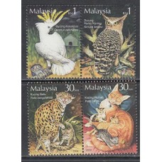 Malaysia - Correo Yvert 961/4 ** Mnh  Fauna