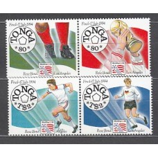 Tonga - Correo Yvert 961/4 ** Mnh Deportes. Fútbol