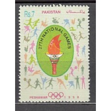 Pakistan - Correo Yvert 961 ** Mnh  Deportes